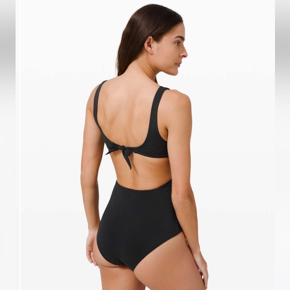 Lululemon black all that glimmers one piece swimsuit - Picture 5 of 9